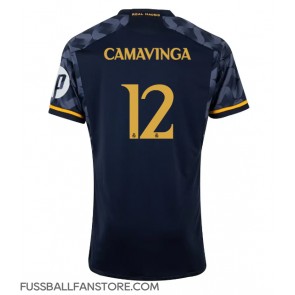 Real Madrid Eduardo Camavinga #12 Replik Auswärtstrikot 2023-24 Kurzarm